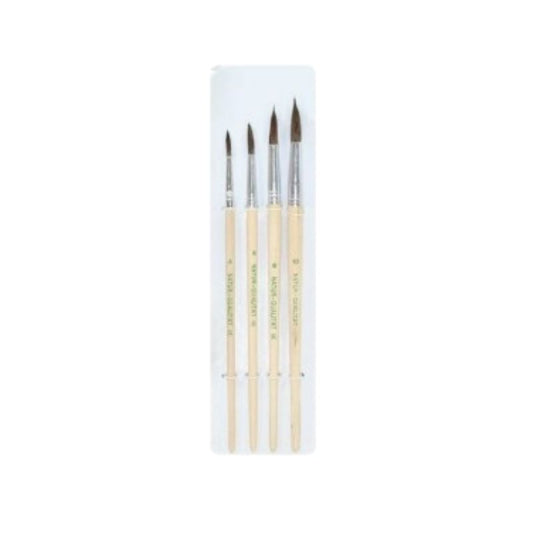 LOT DE 4 PINCEAUX RONDS – JUNIOR