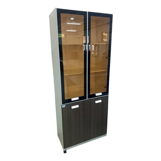 ARMOIRE DE RANGEMENT SEMI-VITREE
