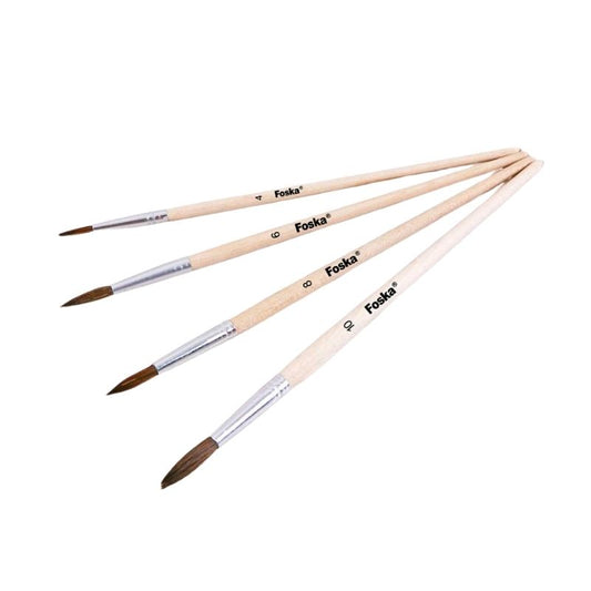 LOT DE 4 PINCEAUX RONDS – JUNIOR