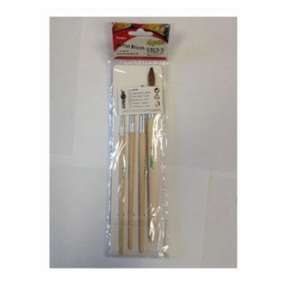 LOT DE 4 PINCEAUX RONDS – JUNIOR