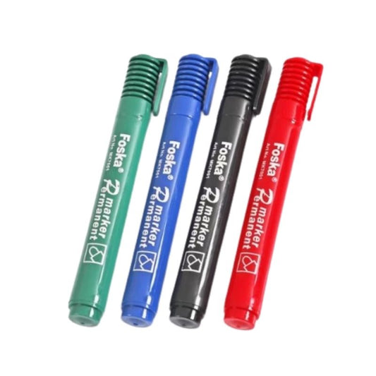 MARQUEURS PERMANENTS PACK DE 4 COULEURS