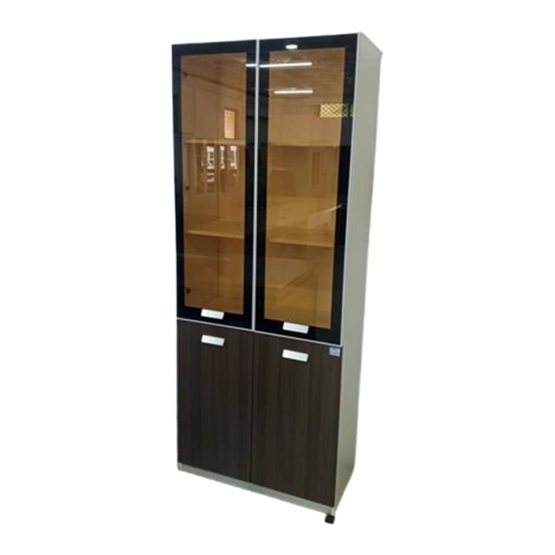 ARMOIRE DE RANGEMENT SEMI-VITREE