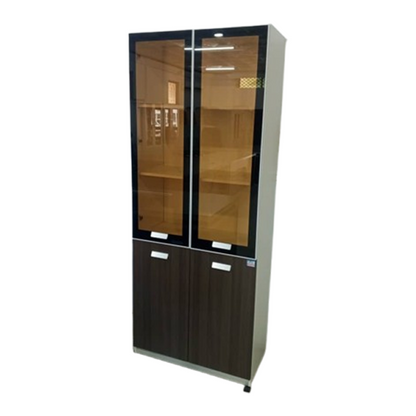 ARMOIRE DE RANGEMENT SEMI-VITREE