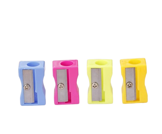 TAILLE-CRAYON EN PLASTIQUE A 1 TROU